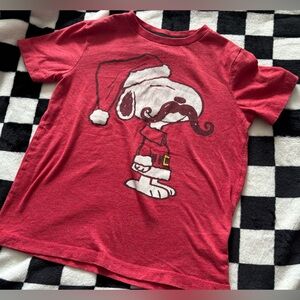Small 6/7 Snoopy Holiday Graphic Tee